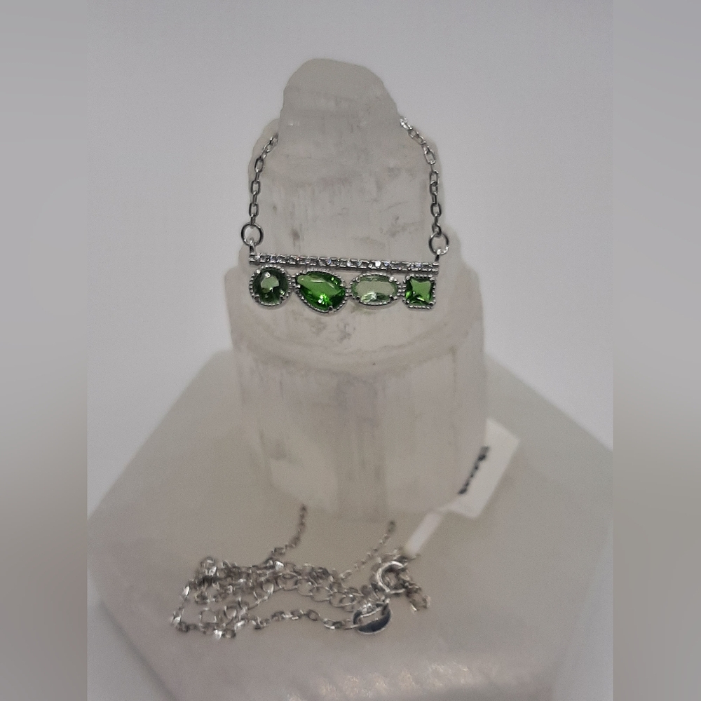 N13 Sterling Silver Birthstone Necklace- Charmed Aroma